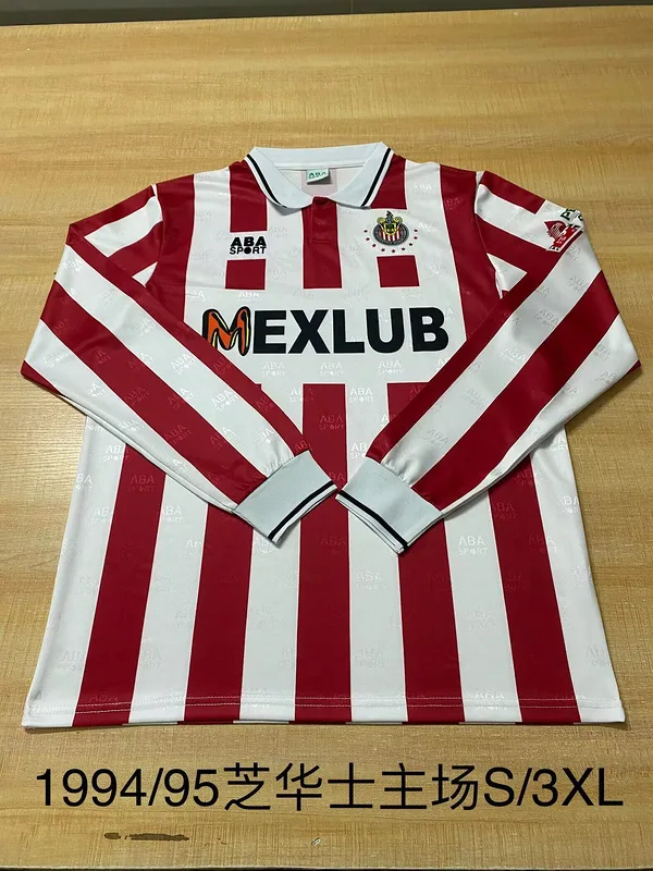 Chivas Guadalajara 1994/95 Home Shirt Long Sleeve