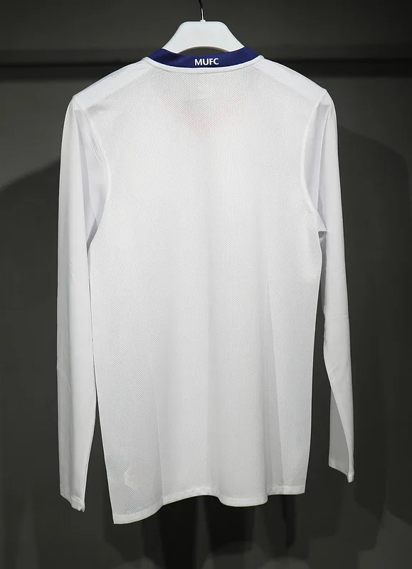 Manchester United 2008/09 Ausweich Trikot Langarm Spielerversion White