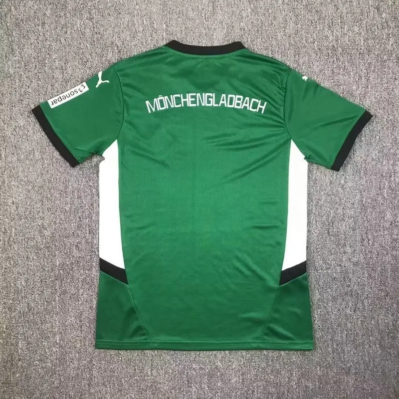 Borussia Mönchengladbach 2024/25 Extérieur Maillot Manches Courtes Green