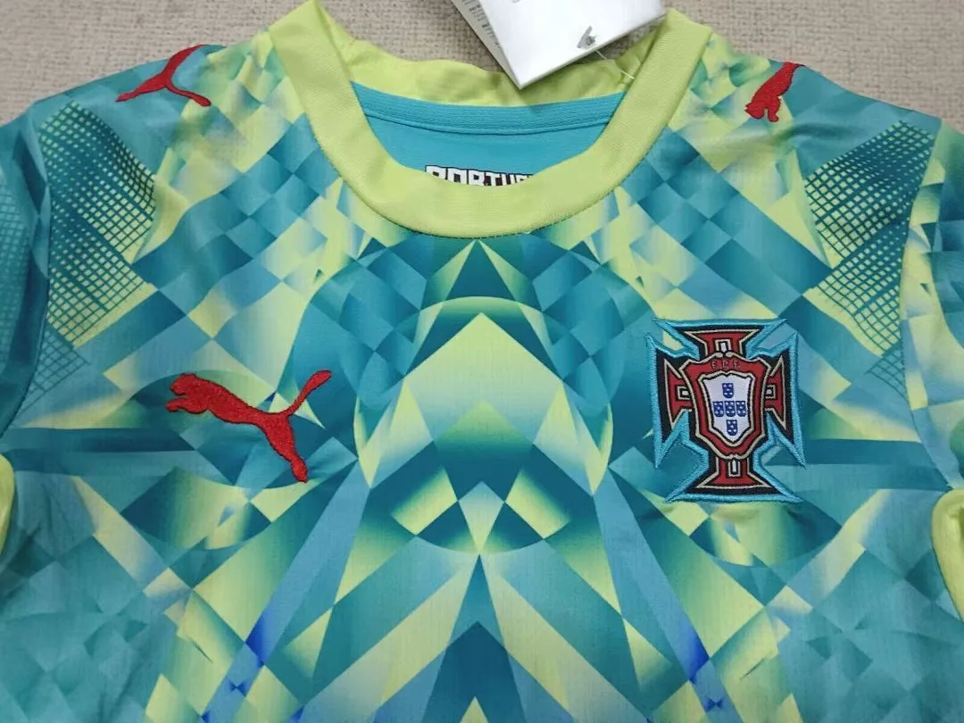 Portugal 2026 Goalkeeper Kids Kit Green