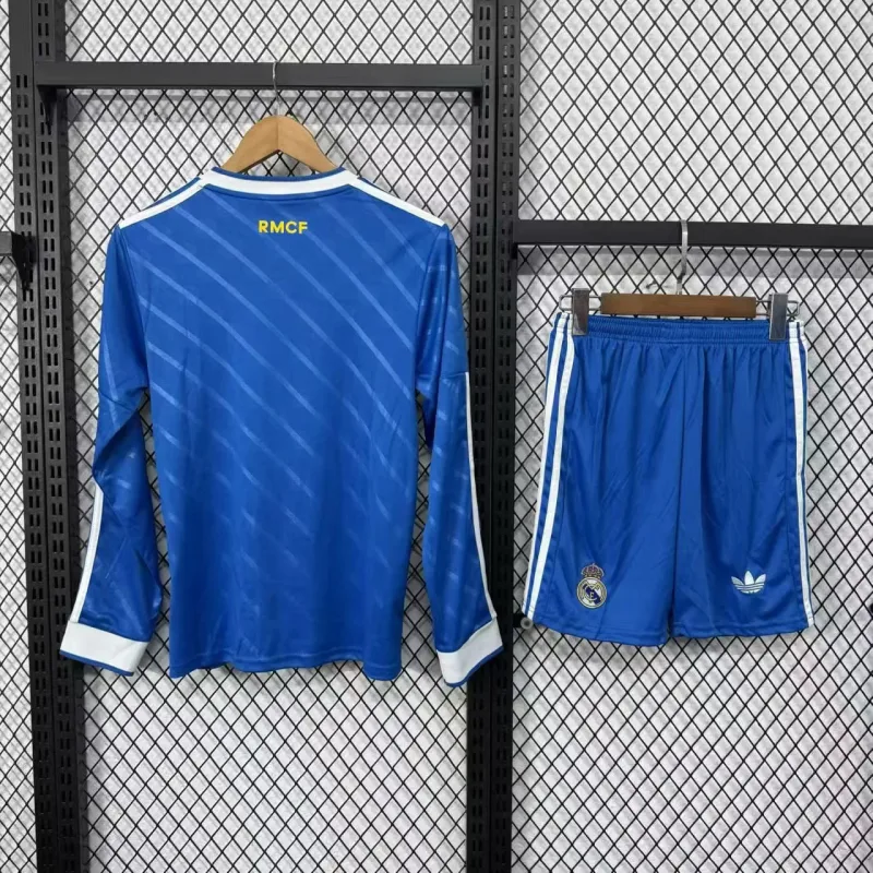 Real Madrid 2025/26 Ausweich Set Kinder Langarm