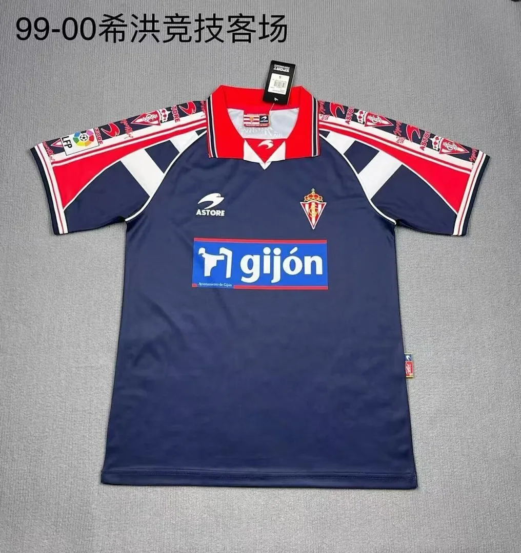 Sporting Gijón 1999/00 Away Shirt — 2