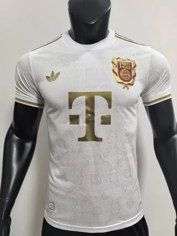Bayern Munich Shirt Player Version Special Edition White 125th Anniversary — 2