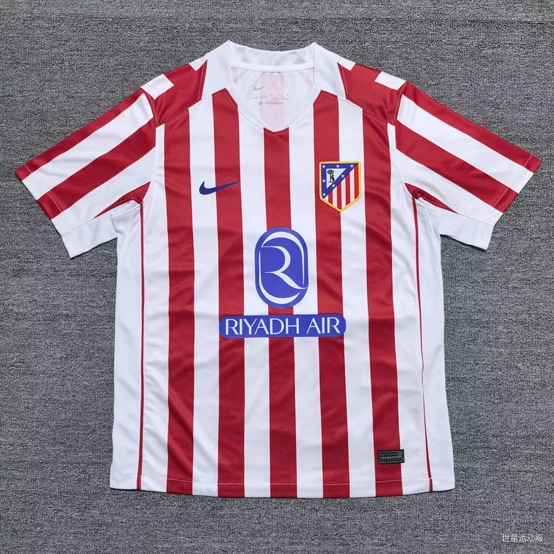Atlético Madrid 2025/26 Home Shirt Short Sleeve — 1