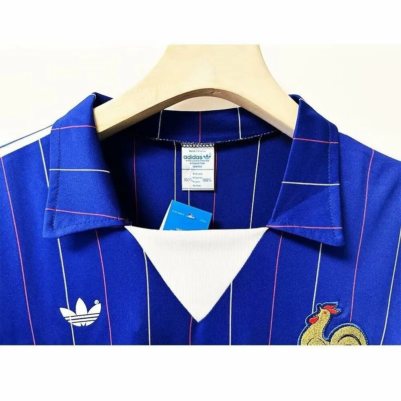 France 1980/82 Domicile Maillot Manches Longues — 2