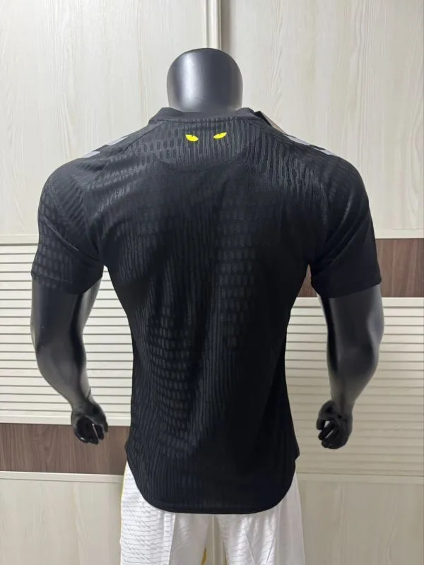 Sunderland 2025/26 Third Shirt Player Version Black — 2