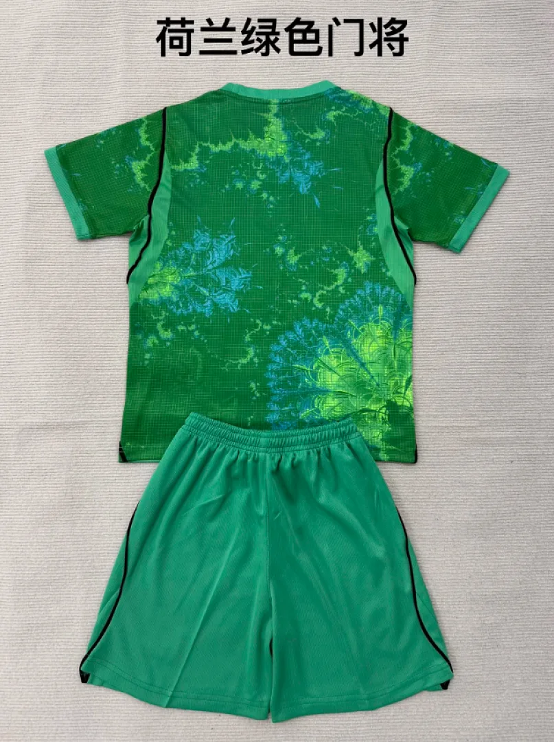 Niederlande 2026 Torwart Set Kinder Green