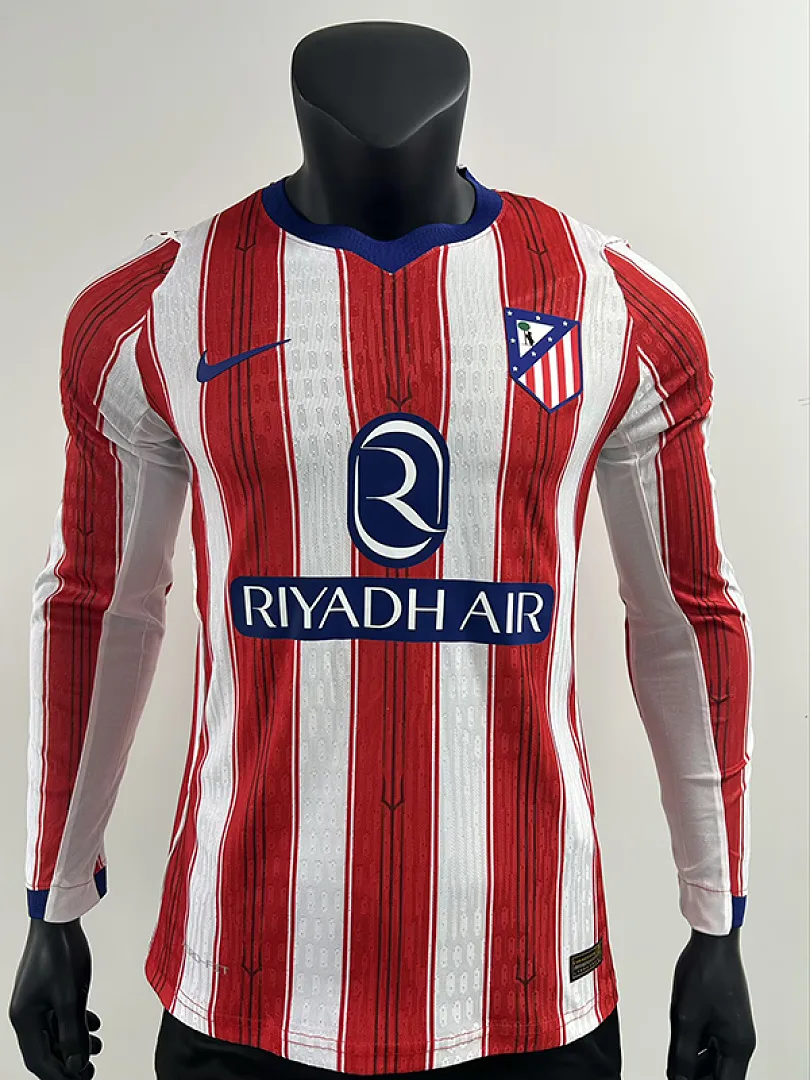 Atlético Madrid 2026/27 Home Shirt Long Sleeve Player Version