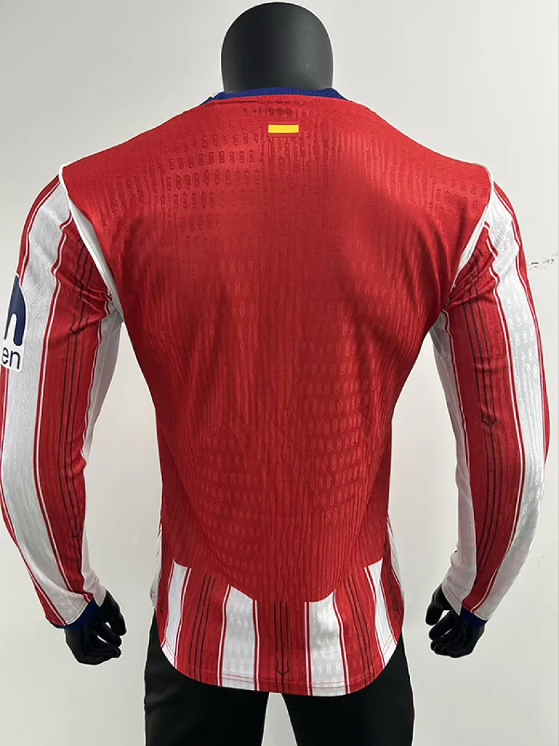 Atlético Madrid 2026/27 Home Shirt Long Sleeve Player Version — 2