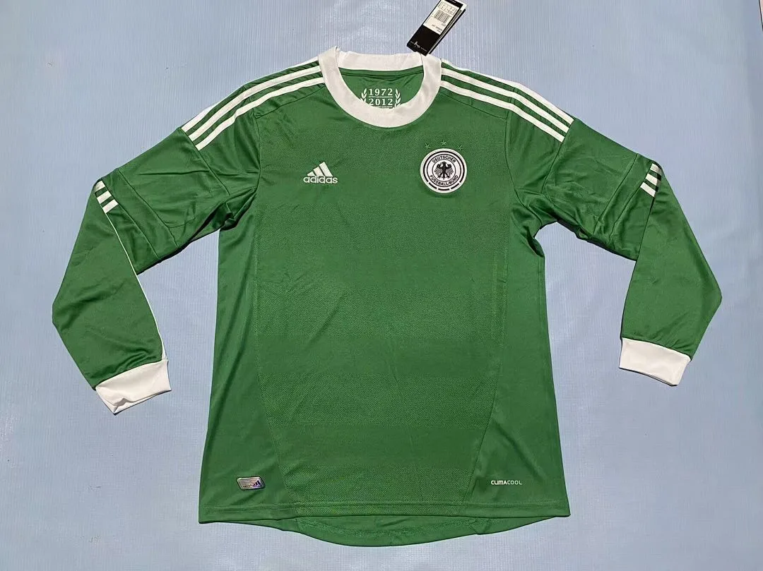 Germany 2012 Away Shirt Long Sleeve Green — 2