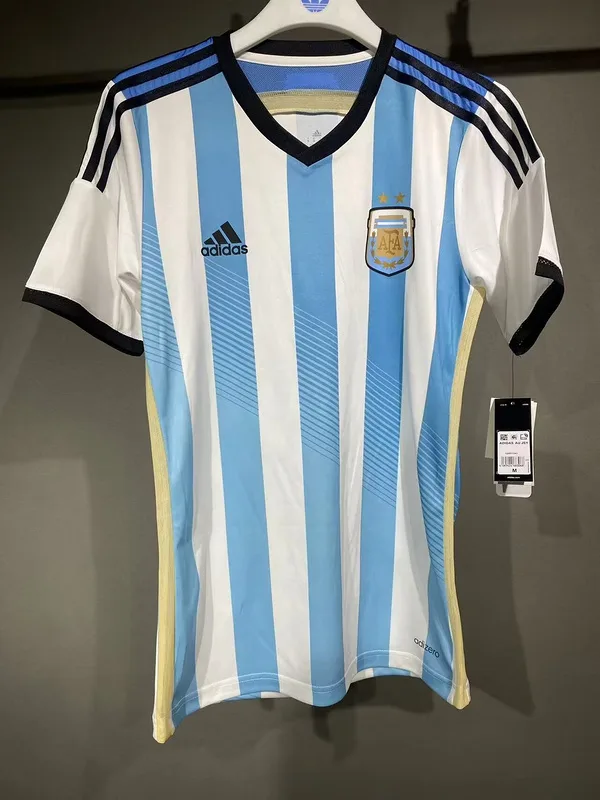Argentina 2014 Primera Equipación Camiseta Versión Jugador
