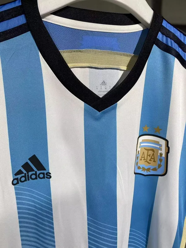 Argentina 2014 Primera Equipación Camiseta Versión Jugador — 2