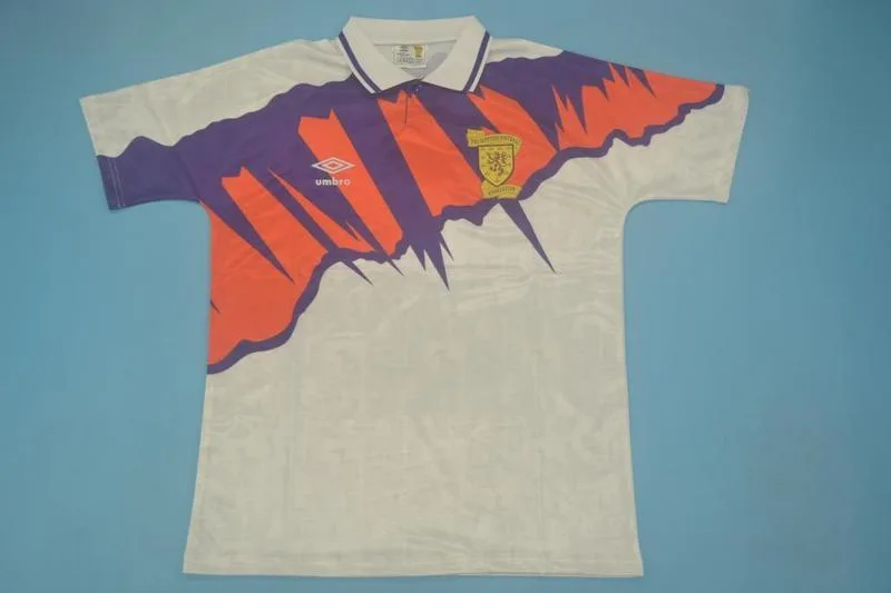 Schottland 1991/93 Auswärts Trikot White