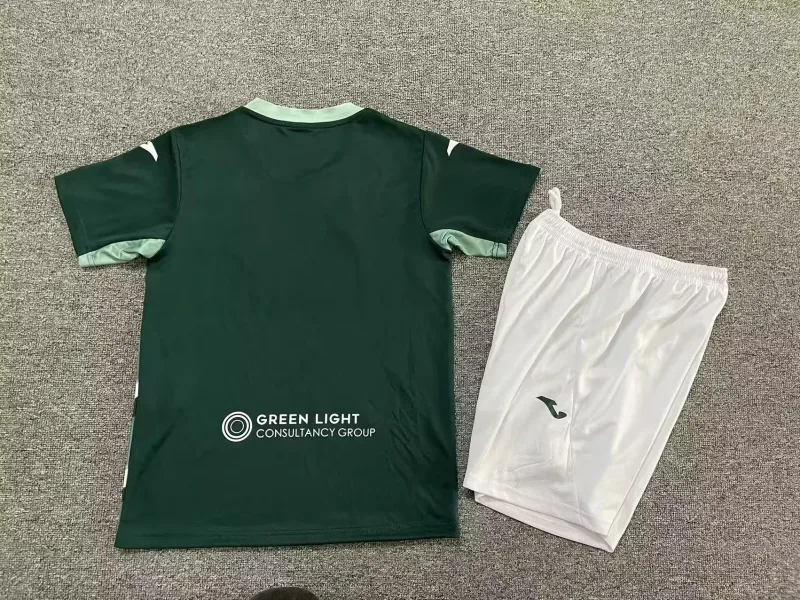 Norwich City 2025/26 Away Kids Kit — 2