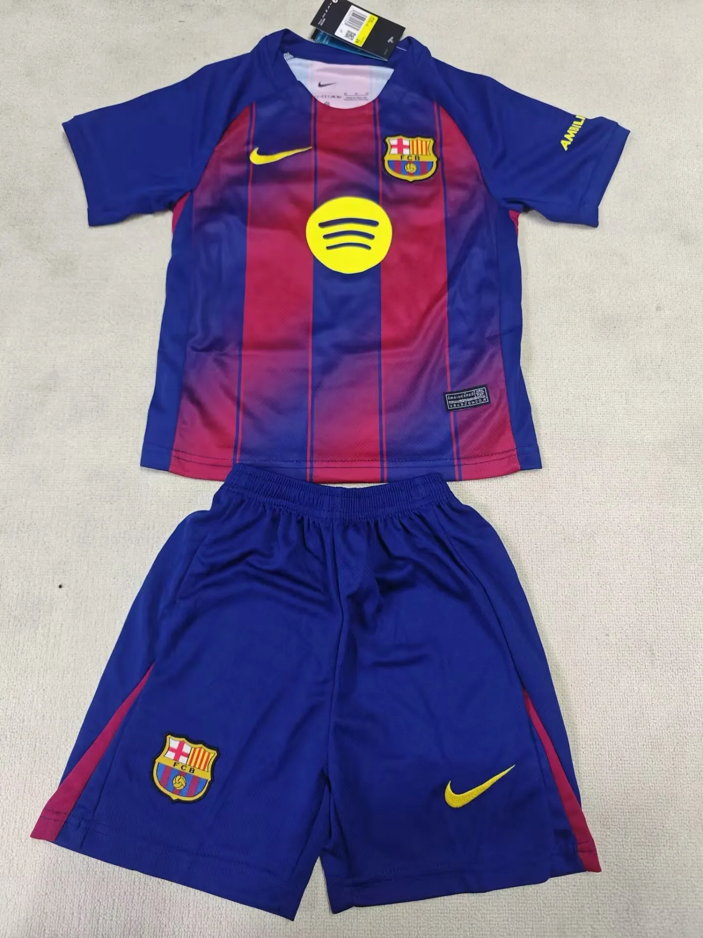 Barcelona 2025/26 Home Kids Kit — 1