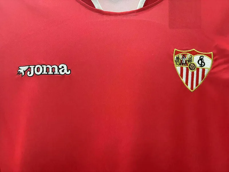 Sevilla 2002/03 Away Shirt Red — 2