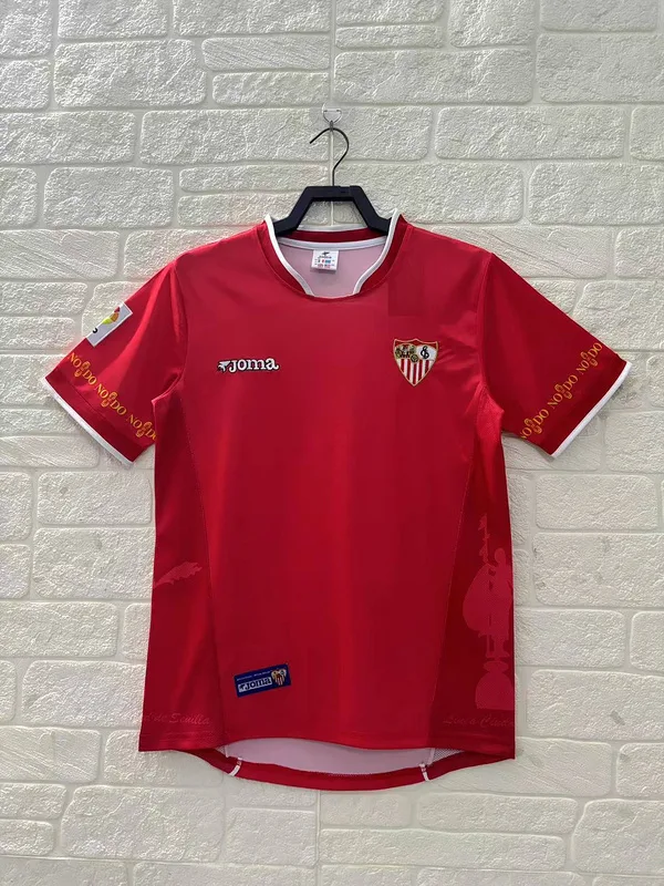 Sevilla 2002/03 Away Shirt Red