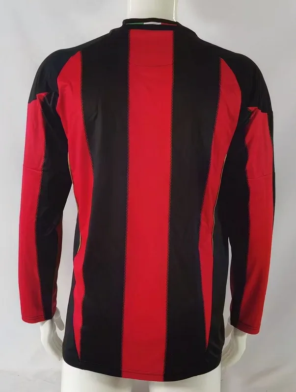 AC Milan 2010/11 Primera Equipación Camiseta Manga Larga