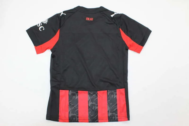 AC Milan 2025/26 Home Kids Kit — 2