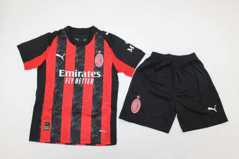 AC Milan 2025/26 Home Kids Kit