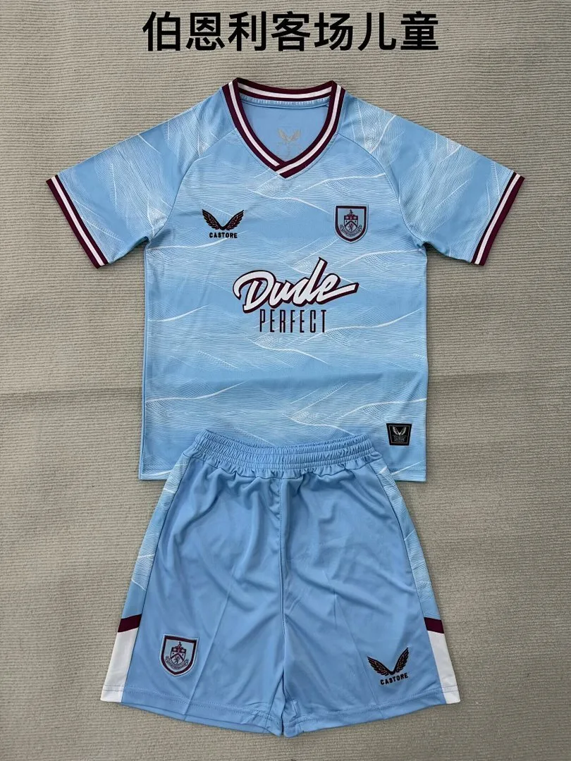 Burnley 2025/26 Segunda Equipación Conjunto de Niño