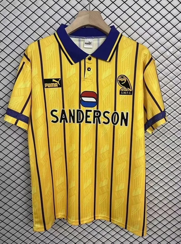 Sheffield Wednesday 1995 Away Shirt Yellow — 2
