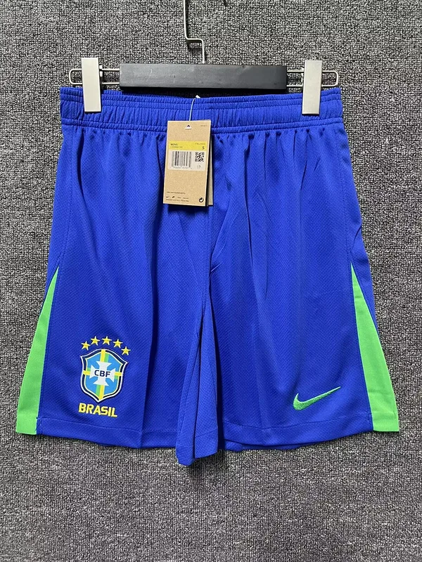 Brazil 2024 Home Shorts Blue — 1