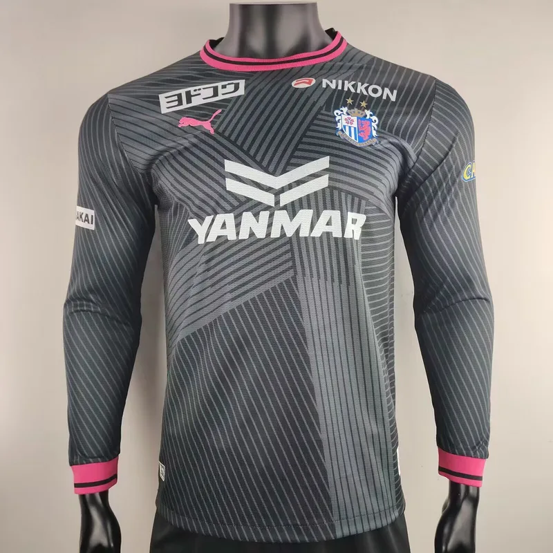 Cerezo Osaka 2025/26 Gardien Maillot Manches Longues Version Joueur Black