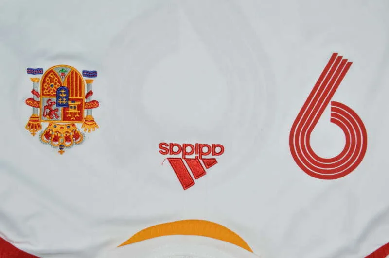 Spain 2006 Away Shirt White — 2