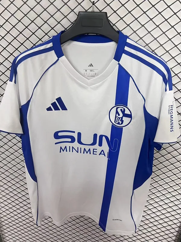 Schalke 04 2025/26 Away Shirt White