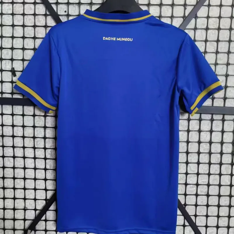 Monaco 2025/26 Away Shirt Short Sleeve Blue — 2