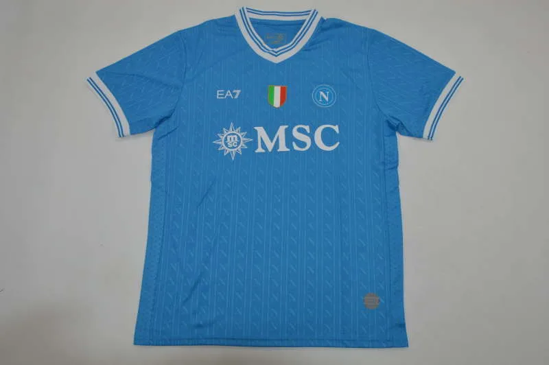 Napoli 2025/26 Primera Equipación Camiseta Manga Corta Champions League — 1