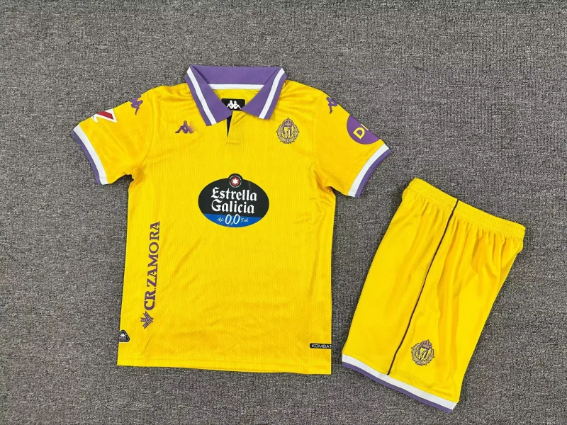 Real Valladolid 2025/26 Tercera Equipación Conjunto de Niño — 2
