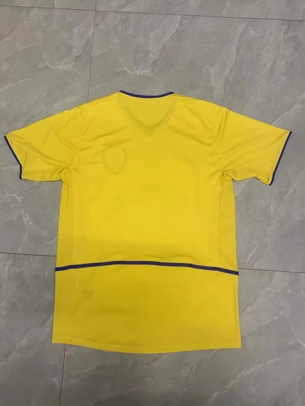 Leeds United 2002/03 Third Shirt Yellow