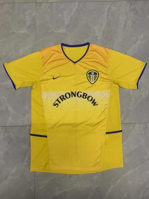 Leeds United 2002/03 Third Shirt Yellow — 2