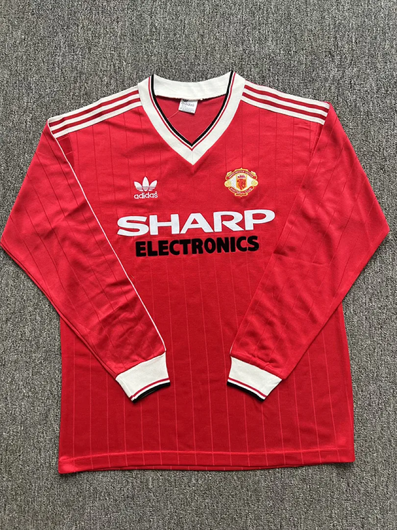 Manchester United 1982/83 Home Shirt Long Sleeve — 2