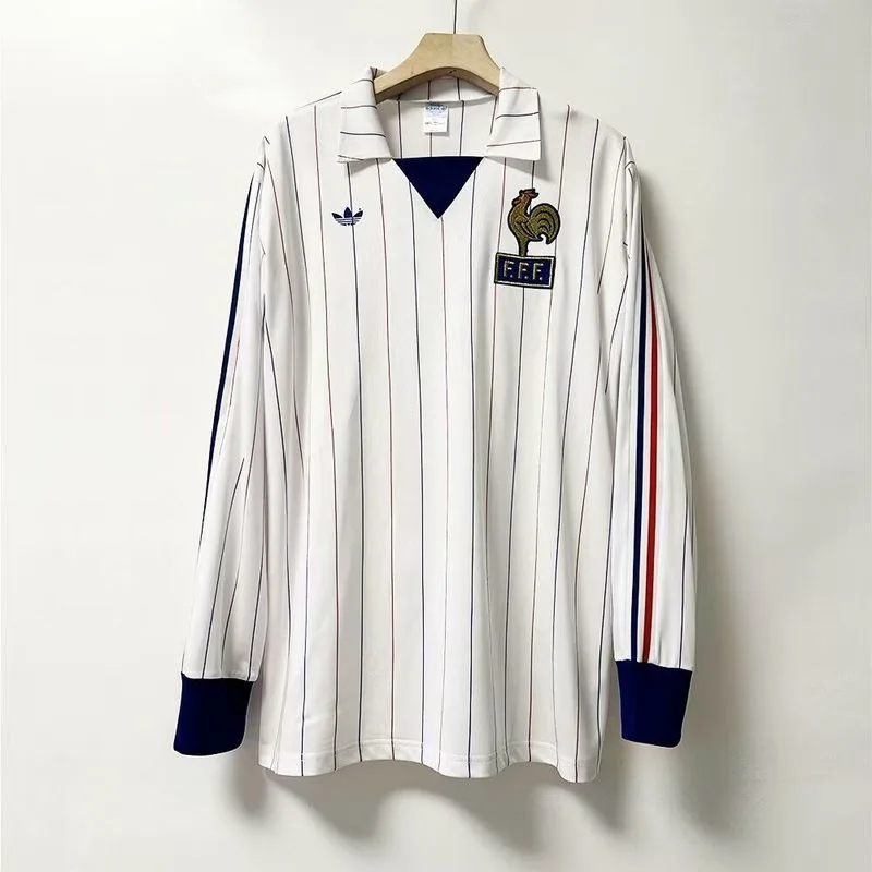 France 1980/82 Extérieur Maillot Manches Longues